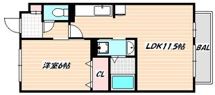 クレインコート壱番館の物件間取画像